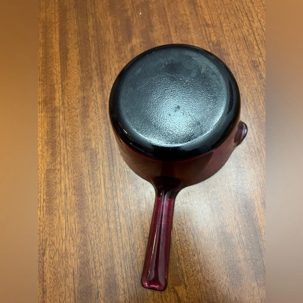 Vintage Vision Corning 1 L Cranberry Sauce Pan